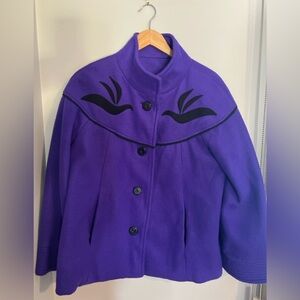 Purple Vintage Jacket Fits S-M